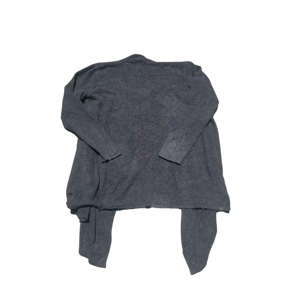 Barefoot Dreams Black CozyChic Lite Island Wrap Lounge Cardigan Size 2X XXL Soft - Picture 5 of 7